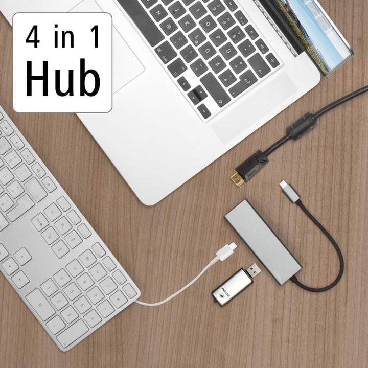 Actual product image Hama USB-C-Multiport Adapter (USB-C, 1 Ports)