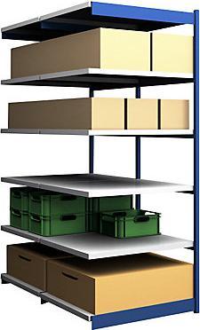 Produktbild kaiserkraft Stabil-Steckregal, doppelseitig