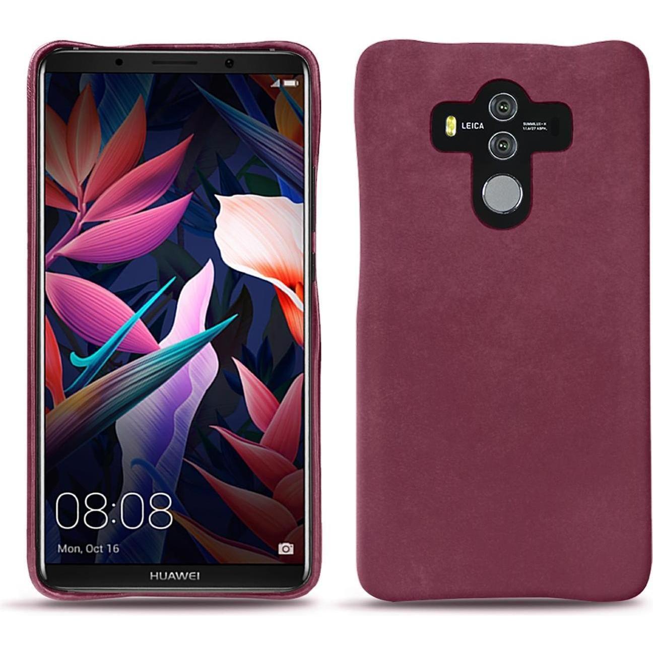 Noreve Lederschutzhülle (Huawei Mate 10 Pro), Smartphone Hülle, Violett
