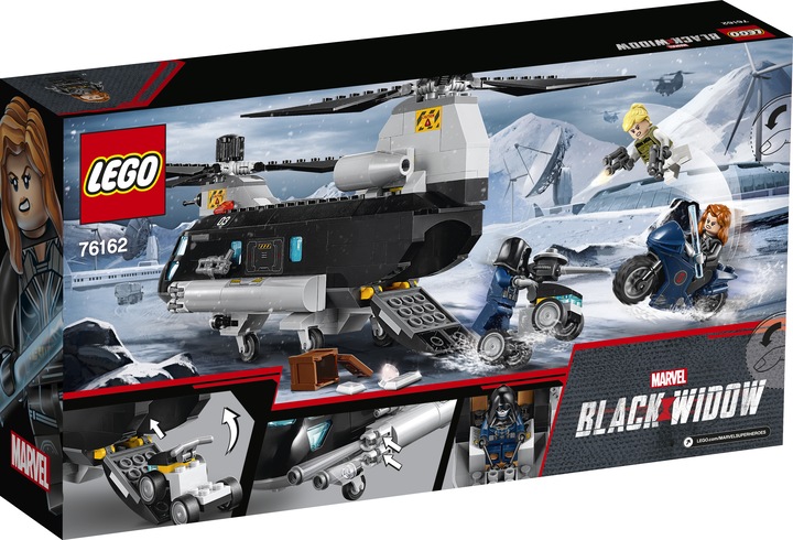 Actual product image LEGO Black Widows Helicopter Chase (76162, LEGO Marvel)