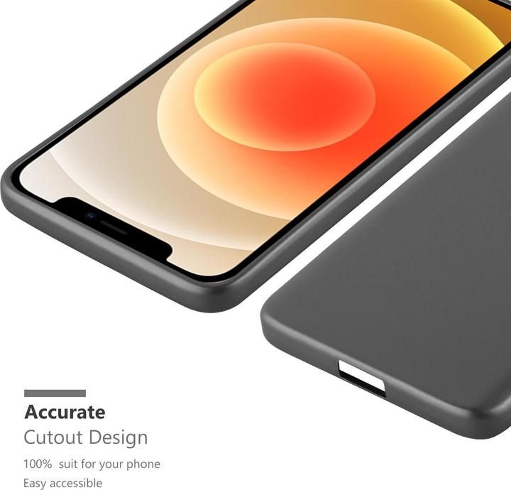 Image du produit Cadorabo Couverture métallique mate TPU (Apple iPhone 12 mini)