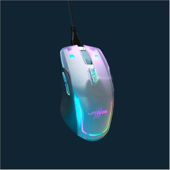 Urage Gaming-Maus Reaper 515 Illuminated, Schwarz (Kabelgebunden), Maus, Schwarz
