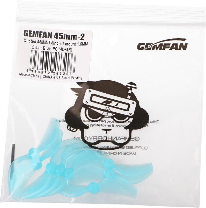 Produktbild BetaFPV Gemfan 45mm Zweiblatt-Propeller | Drohnenpropeller | 8 Stk.