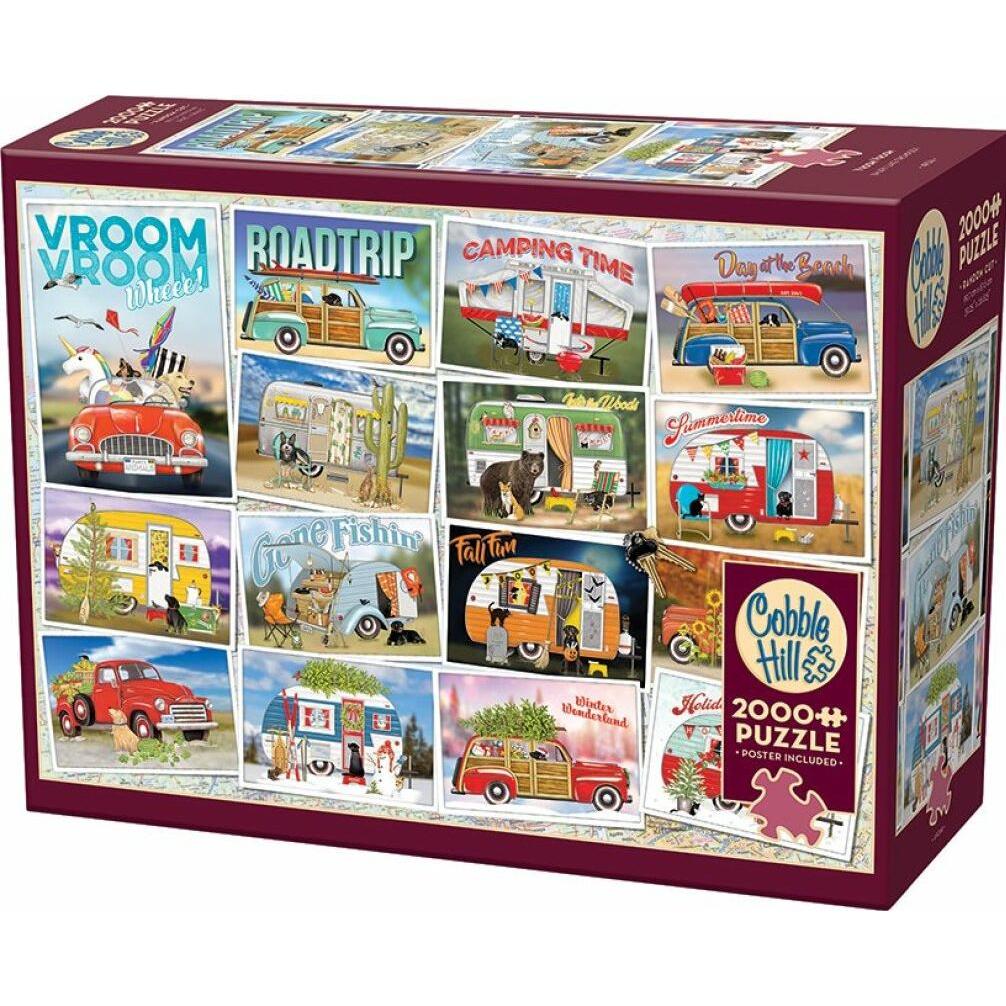 Cobble Hill Puzzle Vroom Vroom 2000 Teile