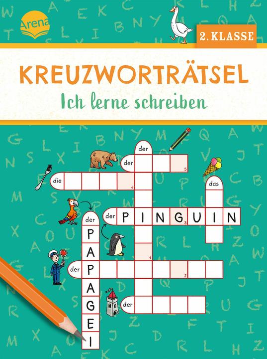 Productafbeelding Arena Kreuzworträtsel – Ich lerne schreiben (2. Klasse) (Duits, Helen Seeberg, Silke Reimers, 2025)