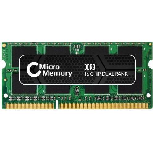 CoreParts Mmddr3-8500/4gbso-256m8 (1 x 4GB), RAM Modellspezifisch, Grün
