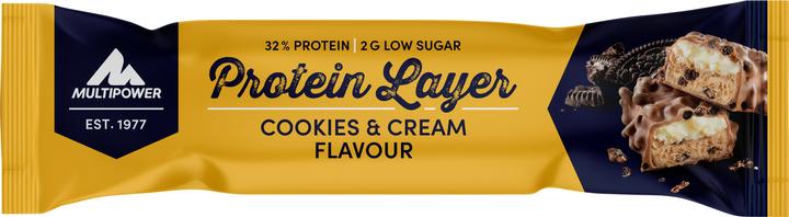 Multipower Protein Layer Cookies & Cream (Cookies & Cream, 1 Stk., 51 g)