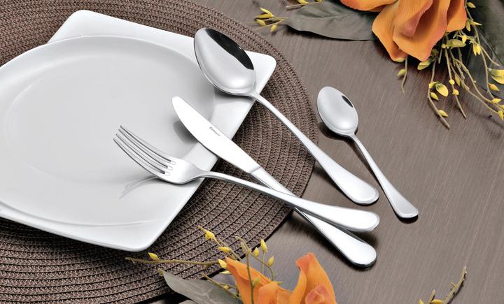 Immagine prodotto Esmeyer ® Set di posate CELINE riutilizzabile 6xmenu coltelli menu forchette menu cucchiai caffè cucchiai (24 pz.)