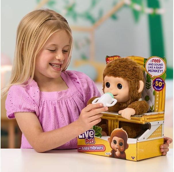 Image du produit Little Baby Monkey Live Pets (30 cm)