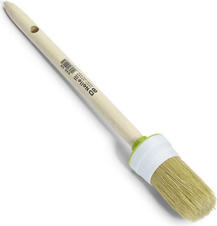 Image du produit HP Autozubehör Pinceau annulaire taille 10 Longueur des poils 45 mm 40 mm Poils mixtes clairs Manche en bois brut (40 mm)