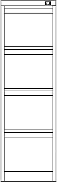 Actual product image Bisley Eco (41.5 x 62.5 x 132.5 cm)