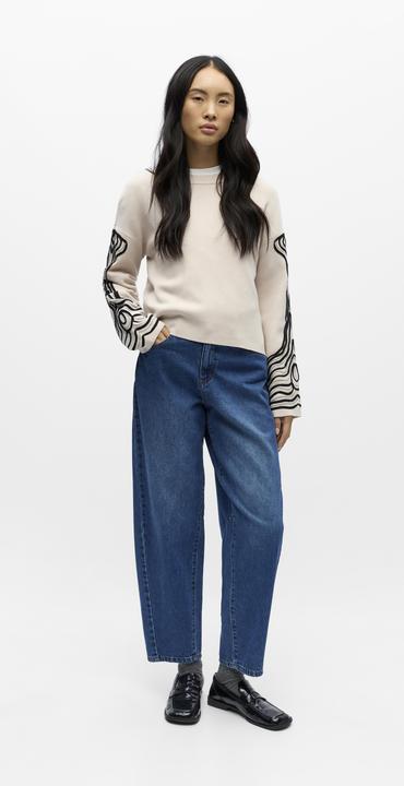 Produktbild Object Bestickter Pullover (M)