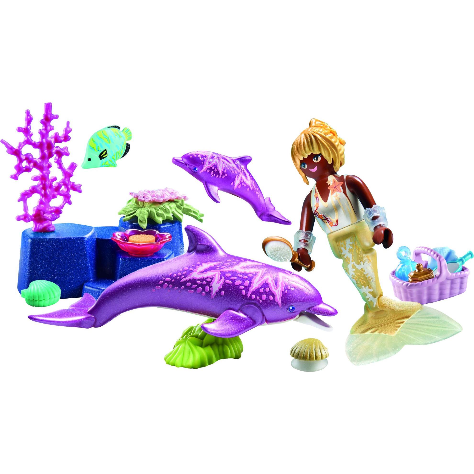 Thumbnail - Playmobil Meerjungfrau mit Delfinen (71501, Playmobil Princess Magic)