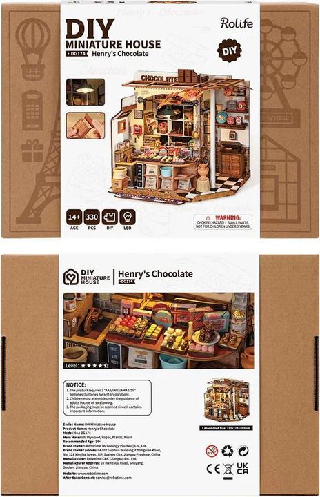 Produktbild Robotime Bausatz Henry's Chocolate