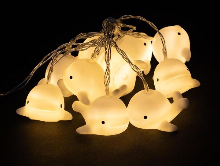 Image du produit Cocon Guirlande lumineuse Baleine, 165 cm, Mode de fonctionnement : à piles (1.65 m)