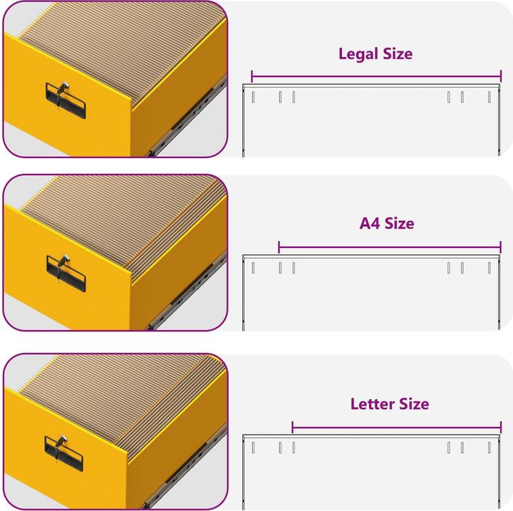 Actual product image vidaXL Büroorganizer (50 x 44 x 106.50 cm)