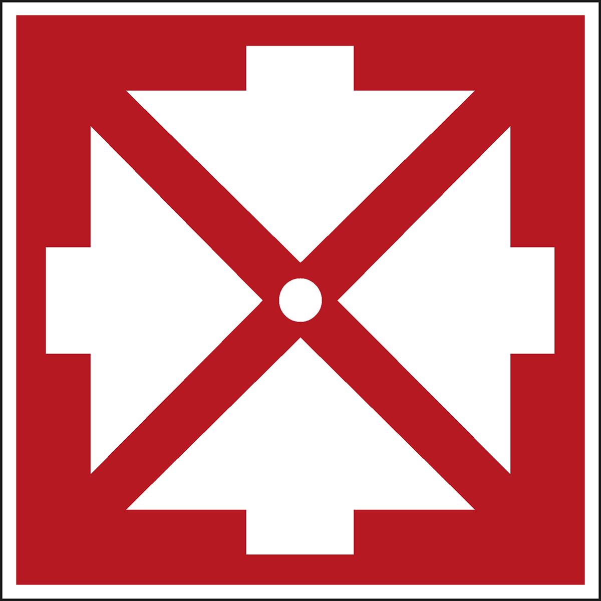 Brady, Segnaletica di sicurezza, PIC 413-600X600-B7541, etichettatura antincendio - punto di raccolta