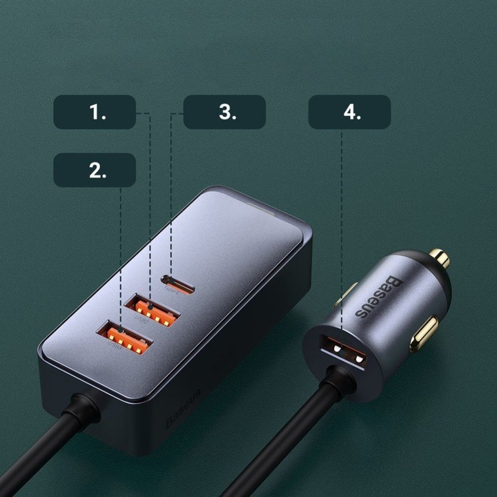 Image du produit Baseus Chargeur de voiture