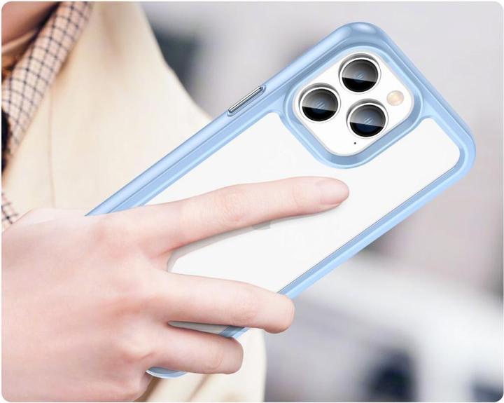 Produktbild Hurtel Outer Space Case iPhone 14 Pro Max hard case with a gel frame blue (Apple iPhone 14 Pro Max)