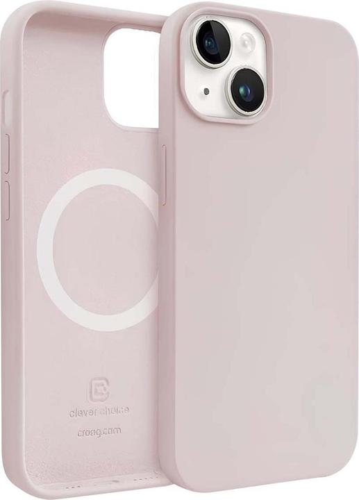 Produktbild Crong Color Cover Magnetic - Hülle für iPhone 14 MagSafe (Sandrosa) (Apple iPhone 14)
