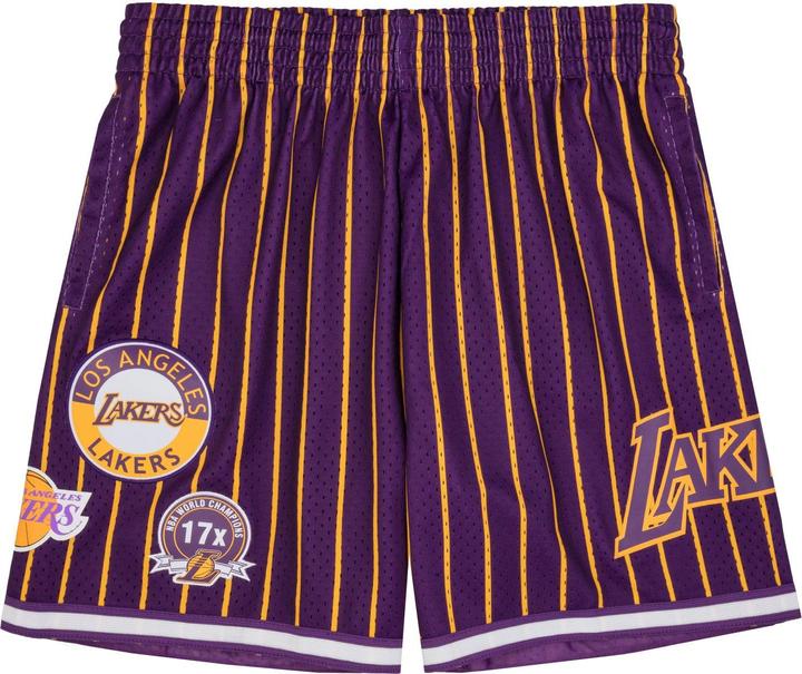 Actual product image Mitchell & Ness M&N Los Angeles Lakers City Collection Basketball Shorts - X (XL)