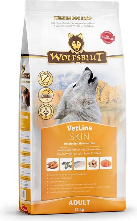 Wolfsblut VetLine Skin Trockenfutter Hund 12 kg (Adult, 1 Stk., 12000 g)