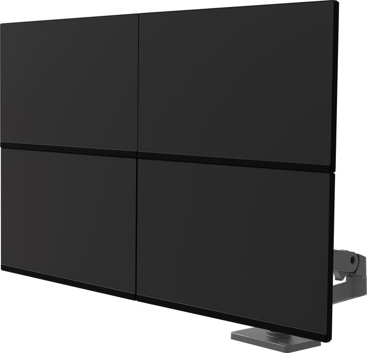 Actual product image Ergotron LX PRO ARM DUAL DISPLAY STACKING darkgrey (Table, 27", 10 kg)