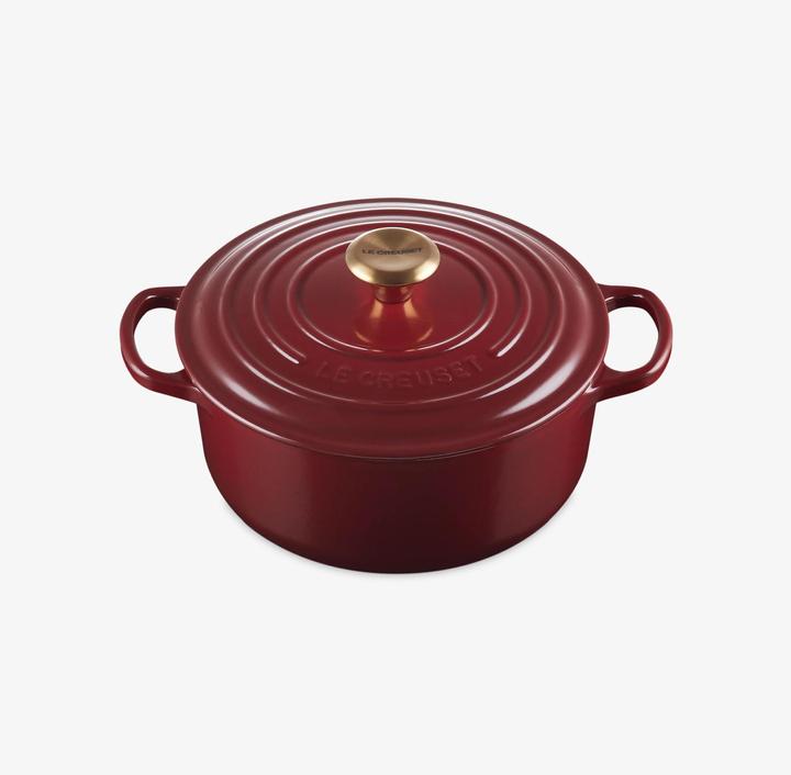 Produktbild Le Creuset Signature (24 cm, Bräter + Schmortopf, Gusseisen, Emaille)