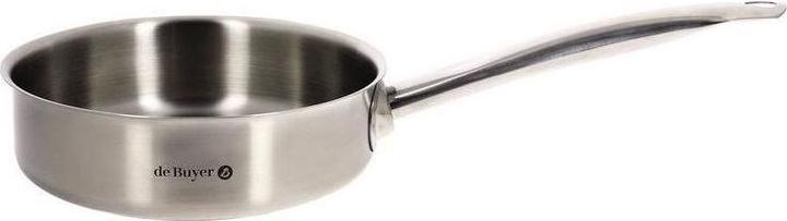 de Buyer PRIM'APPETY Sauteuse gerade Ø28cm, Induktion (28 cm, Kochtopf, Edelstahl)