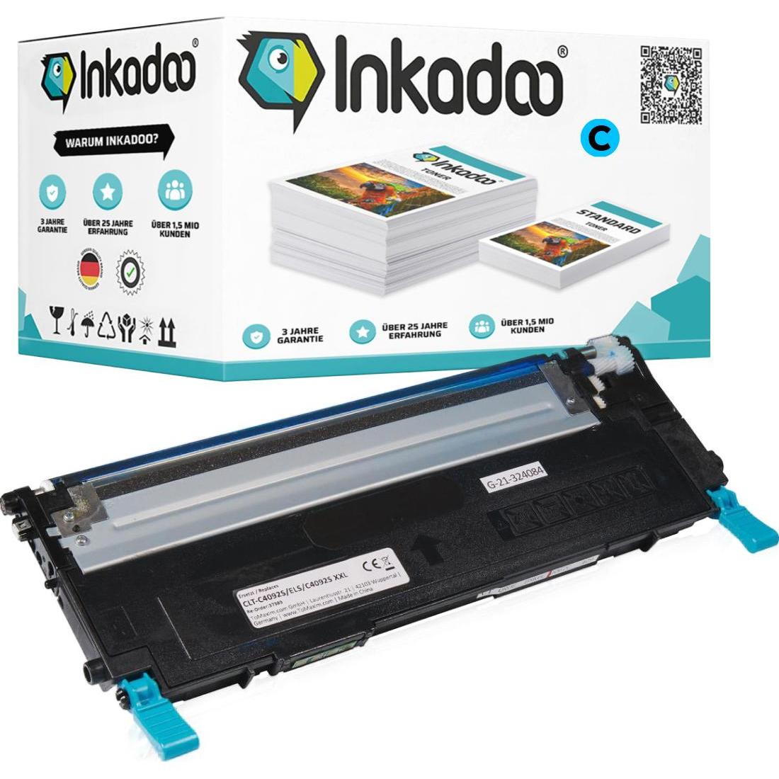 Inkadoo, Toner, Kompatibel Toner für Samsung CLP-315 (C)