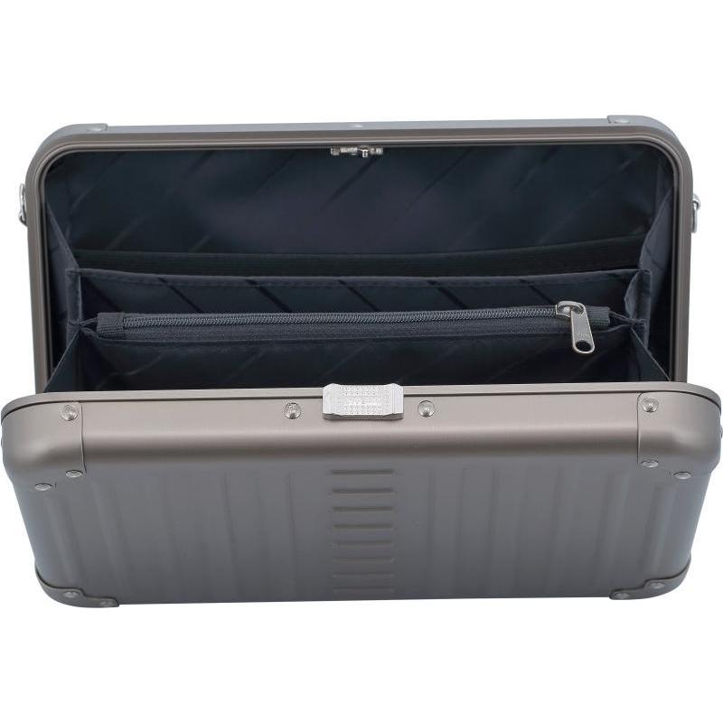 Thumbnail - Aleon, Handtasche, Aluminium Vanity Case 10,5", Braun