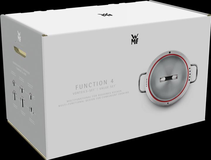 Produktbild WMF Function 4 Topfset Induktion (24 cm, Pfannenset + Topfset, Edelstahl)