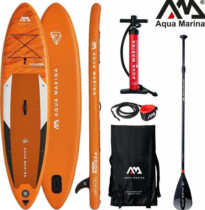 Immagine prodotto Aqua Marina Tavola da SUP All-Around 330x81cm zaino con cerniera Pompa a doppia azione LIQUID AIR Padd (10'10")