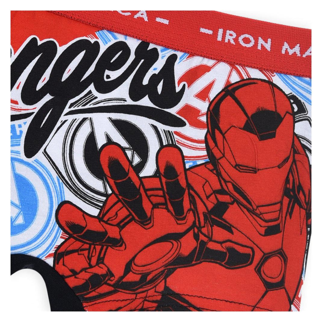 Procos, Jungen, Unterhosen, Avengers Kinder-Boxershorts, 2 Stück/Packung, 6/8, Mehrfarbig, (116, 128, 134, 140, 146, 152, 158, 164, 2er Pack)