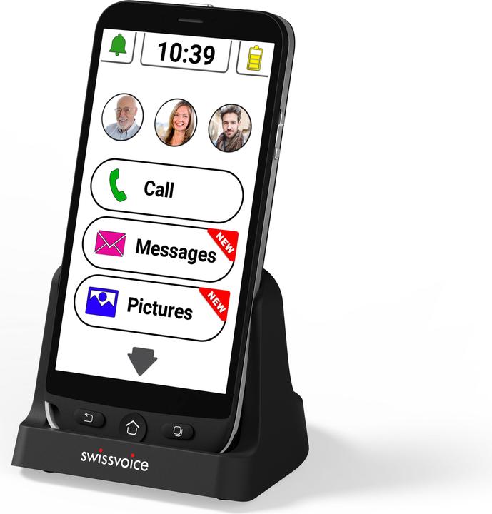 Produktbild Swissvoice G50 (16 GB, Schwarz, 5", Single SIM, 4G)