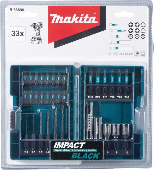 Produktbild Makita Bohrer-Bit-Set (Innensechsrund TX, Kreuz Phillips PH, Kreuz Pozidriv PZ)