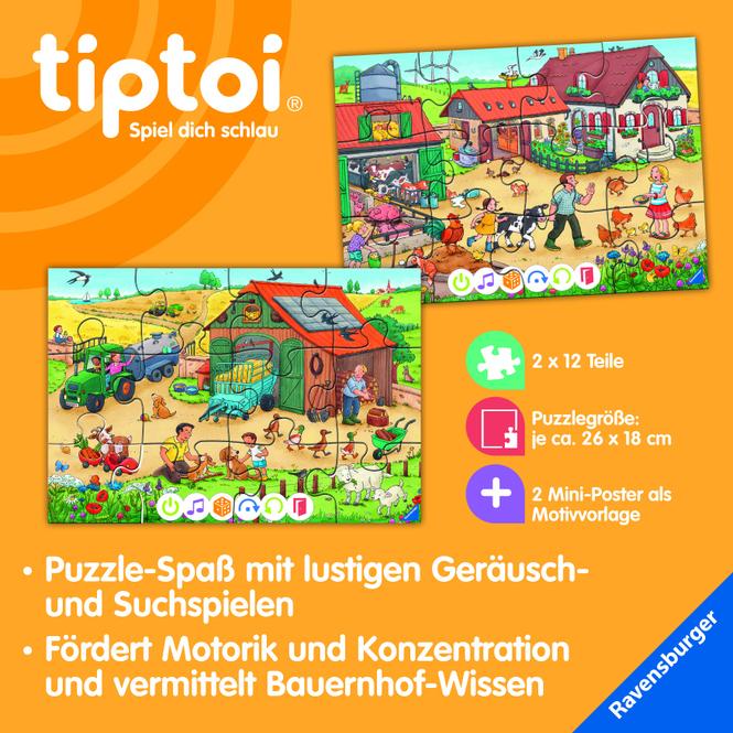 Produktbild tiptoi PfkE Bauernhof '22 2x12p (Deutsch, 3 - 8.25 Jahre)