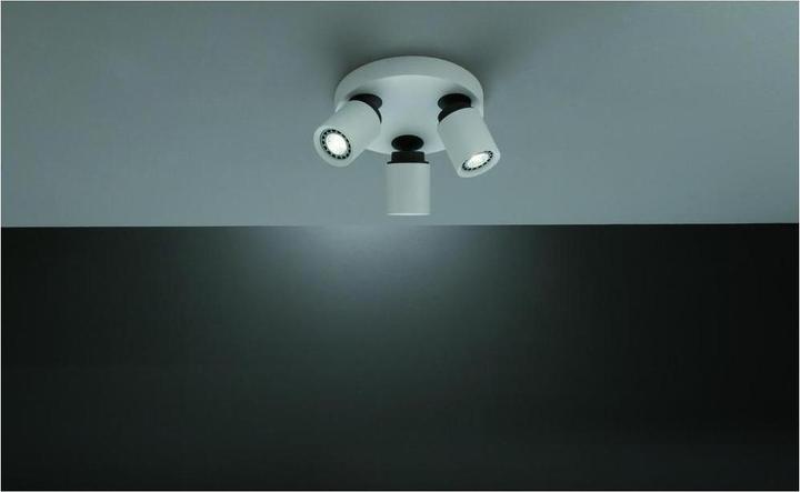 Actual product image Böhmer Surface-mounted LED spot 3xGU10 ws/anth 42528 (GU10)