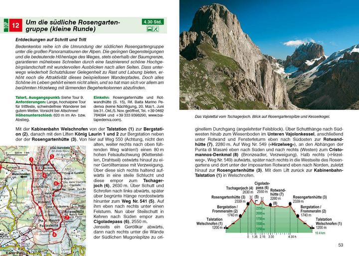 Nährwerte und Zutaten Dolomiten 2. Eggentaler Berge, Latemar, Rosengarten (Deutsch, Franz Hauleitner, 2022)