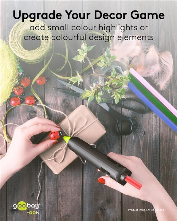 Productafbeelding Goobay Heissklebesticks 11 mm, 5 Farben, 10 Stk.