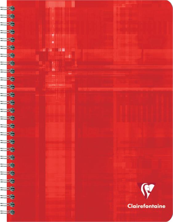 Actual product image Clairefontaine Spiralheft (17 x 22 cm, Checked, Hardcover)
