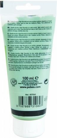 Actual product image Pebeo Studio Acrylics Fine Acrylic (Chrome oxide green imitation, 100 ml)