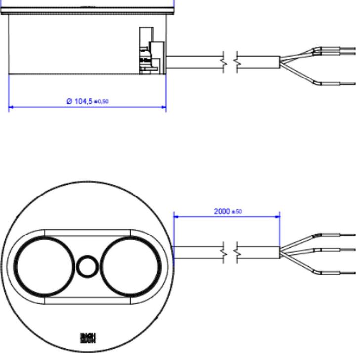 Actual product image Bachmann Multiple socket outlets