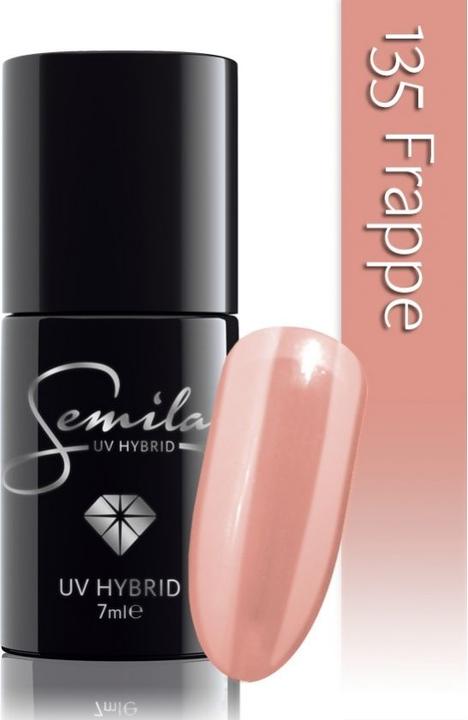 Productafbeelding Semilac 135 Frappe 7ml (Beige kleur, Semi-permanente vernis)