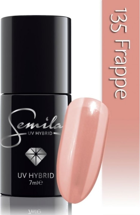 Produktbild Semilac 135 Frappe 7ml (Beige Color, UV-Gel Lack)