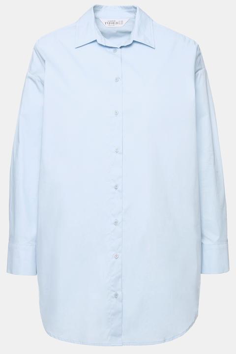 Actual product image Studio Untold Back Button Long Sleeve Blouse (60)