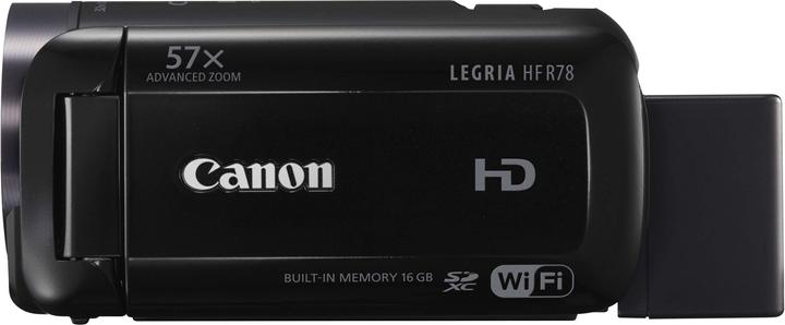 Actual product image Canon LEGRIA HF R78 Black (3.28 Mpx, 50p, 32 x)