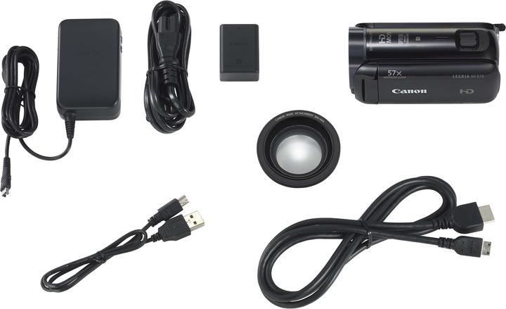 Actual product image Canon LEGRIA HF R78 Black (3.28 Mpx, 50p, 32 x)