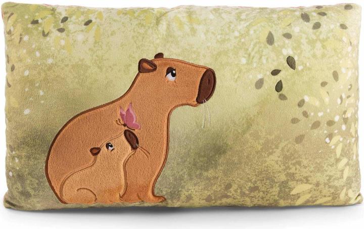 NICI 61226 Coussin Capybara Capy-Barbara 43x25cm GREEN (43 x 25 cm)