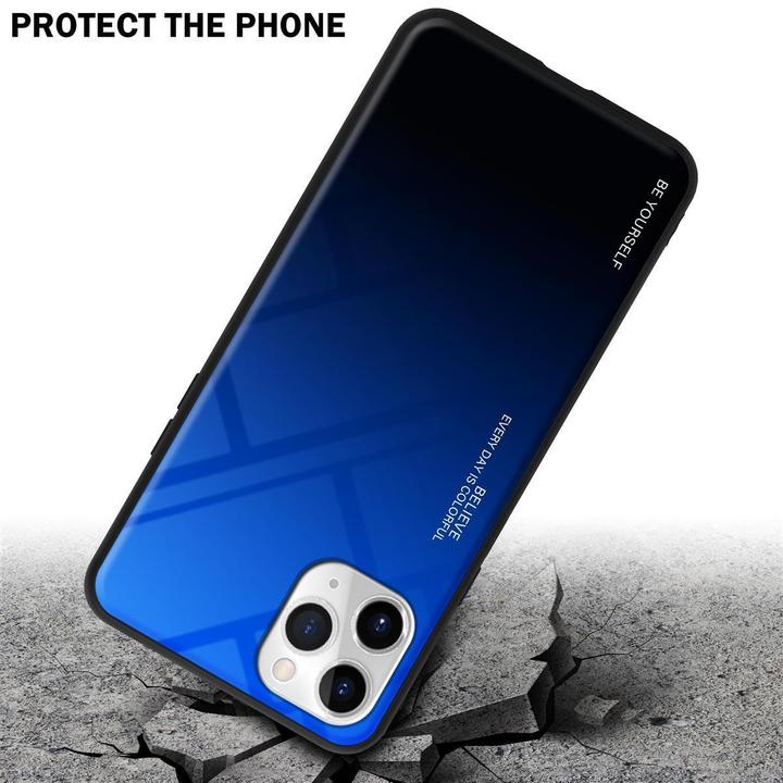 Produktbild Cadorabo TPU 2 Farben Glas Cover (Apple iPhone 11 Pro)